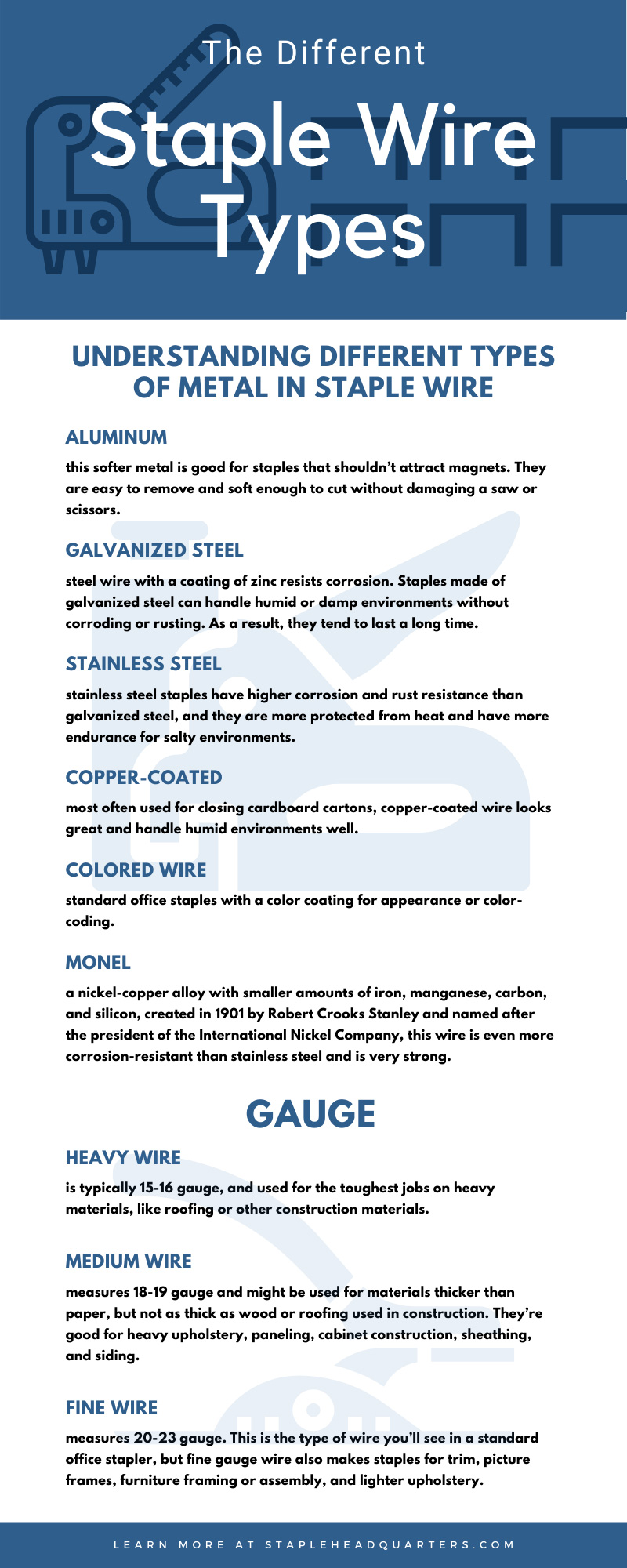 Staple Sizes: Charts, Definitions, and More for All Types of Staples